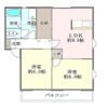 ハピネスⅡの間取り画像