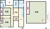 東かがわ市、DIYオッケー戸建ての間取り画像