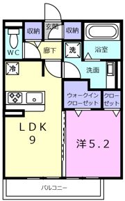 シャルム マ メゾンの間取り画像