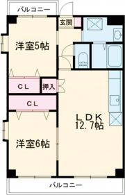 グランオーク東広島駅前の間取り画像