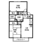 トリヴァンベール松川の間取り画像