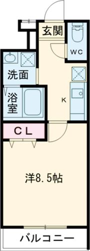 フジパレス俊徳道EASTの間取り画像
