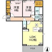 ウィンクルム柏の葉の間取り画像