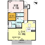 ヴィラソレイユ Bの間取り画像