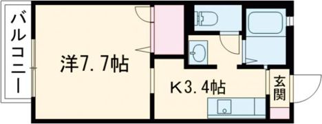 カーサ宮ノ前の間取り画像