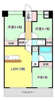 グランパレ泉の間取り画像