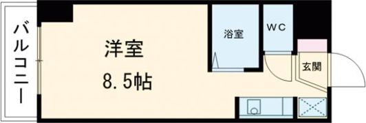 ルフェール熊本通町の間取り画像