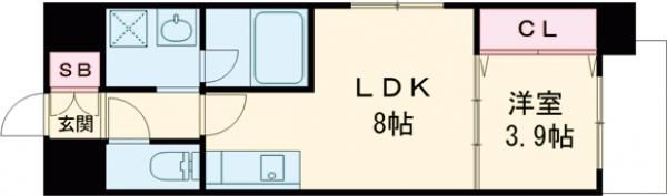 Bonheur宇品海岸二丁目の間取り画像