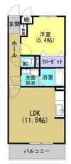 アベニール荒田の間取り画像