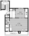 ビレッジハウス砂川2号棟の間取り画像