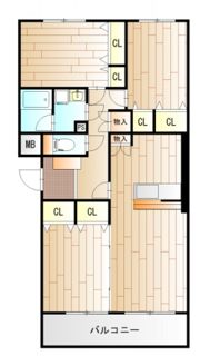 大和ガーデンコート2号棟の間取り画像