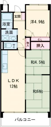 テルツォ南新在家の間取り画像