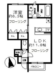 クレベール瀬田の間取り画像