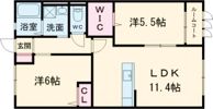 （仮称）勝原区宮田アパートの間取り画像