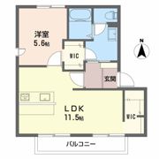 サンシャイン杉山 Dの間取り画像