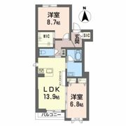 シャーメゾンPremiasの間取り画像