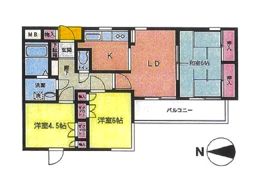 ハイツアザミリアの間取り画像