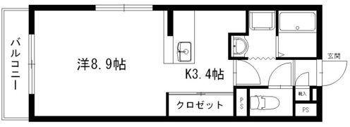 グランストーク初生の間取り画像