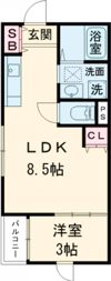 Luana御所西の間取り画像