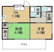 鳥塚住宅 C号棟の間取り画像