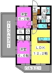 デューク筑紫野の間取り画像