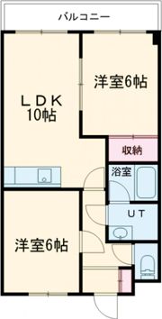 北浜コスモビルの間取り画像