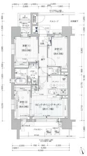 プレサンス ロジェ 名古屋浅間町ザ・レジデンスの間取り画像