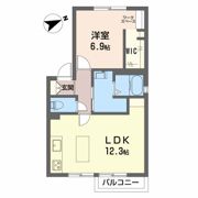 サンパーク Bの間取り画像