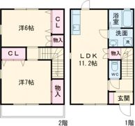 メルシー 1棟の間取り画像