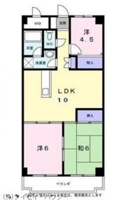 ジョイパレス高取駅前の間取り画像