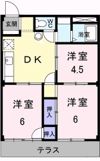 コーポラスタウン白鳥Dの間取り画像