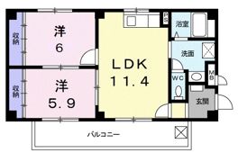 クレインの間取り画像