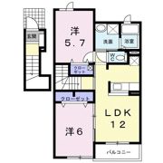 むくのき荘の間取り画像