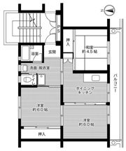 ビレッジハウス結城第二2号棟の間取り画像