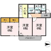 川の辺ハイツの間取り画像