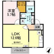 プロヴァンス リュミエール Eの間取り画像