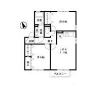 RIO AONO Ⅱ号館の間取り画像