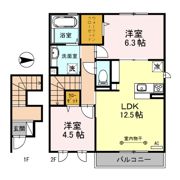 ルアーナ A棟の間取り画像