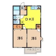 フレグランス田沼の間取り画像