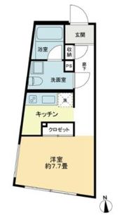 PREAS西大井の間取り画像