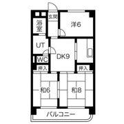 ロイヤルマンション丁田の間取り画像
