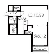 リベッキオ豊平公園(Libeccio 豊平公園)の間取り画像