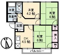 ハイマード A棟の間取り画像