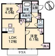 シャーメゾン光 Ⅰの間取り画像