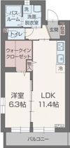プレジールの間取り画像