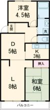 パークハイツ司の間取り画像
