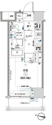 La Douceur吉野町の間取り画像