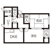 メゾンリリーフ長岡 B棟の間取り画像