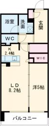 ローレルアイ名駅東の間取り画像