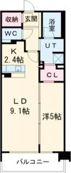 ローレルアイ名駅東の間取り画像